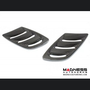  Alfa Romeo Stelvio Hood Air Vent Trim Kit - Quadrifoglio - Carbon Fiber